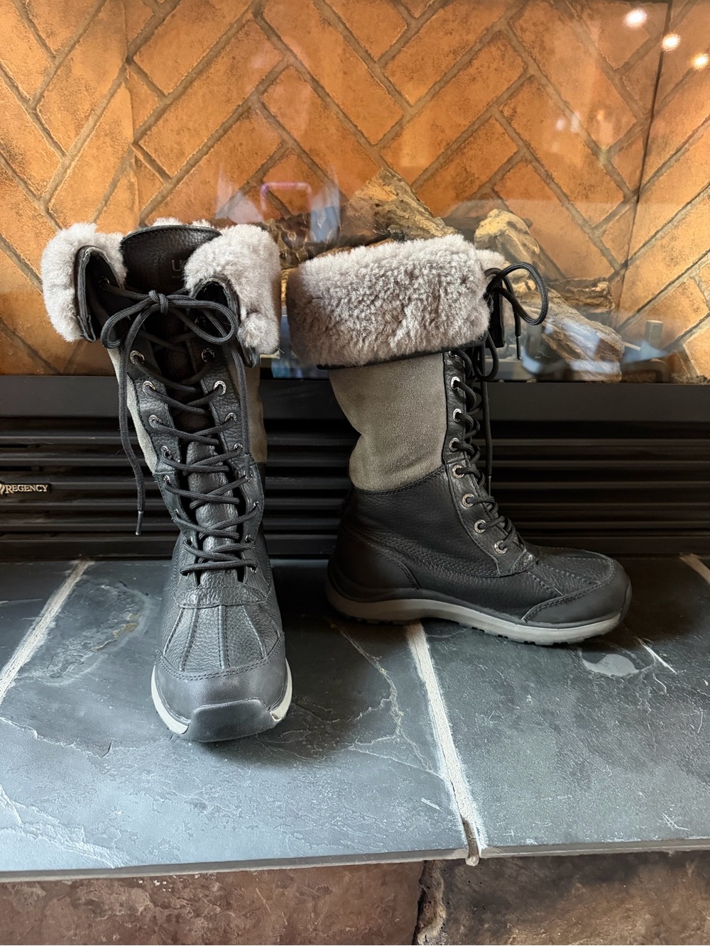 UGG Women's Adirondack III Tall Waterproof Leather Snow Boots